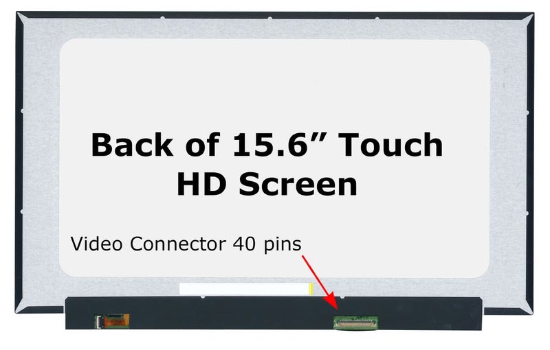 SCREENARAMA New Screen Replacement for B156XTK02.0 HW0A HW1A HW5A, HD 1366x768, OnCell Touch, LCD LED Display with Tools - Image 2